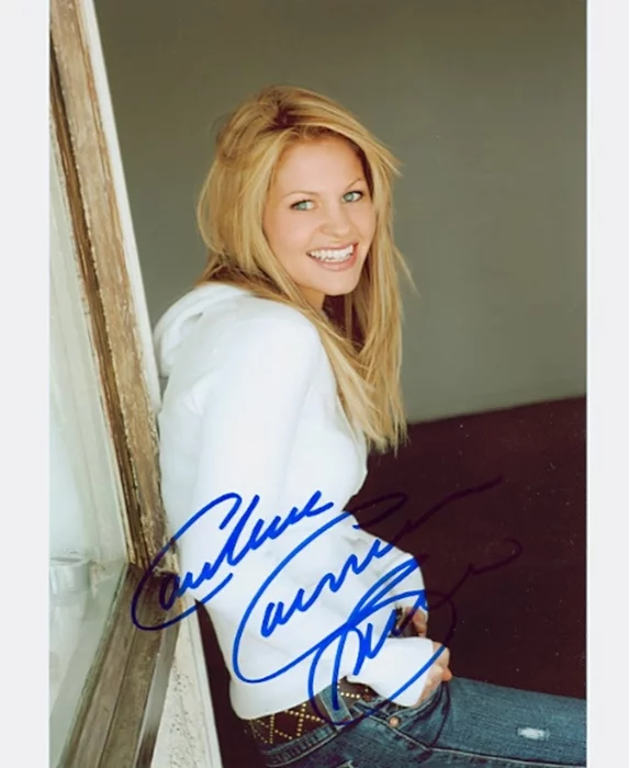 Candace Cameron autograph