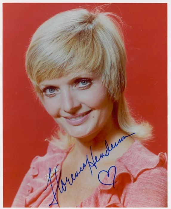 Florence Henderson autograph