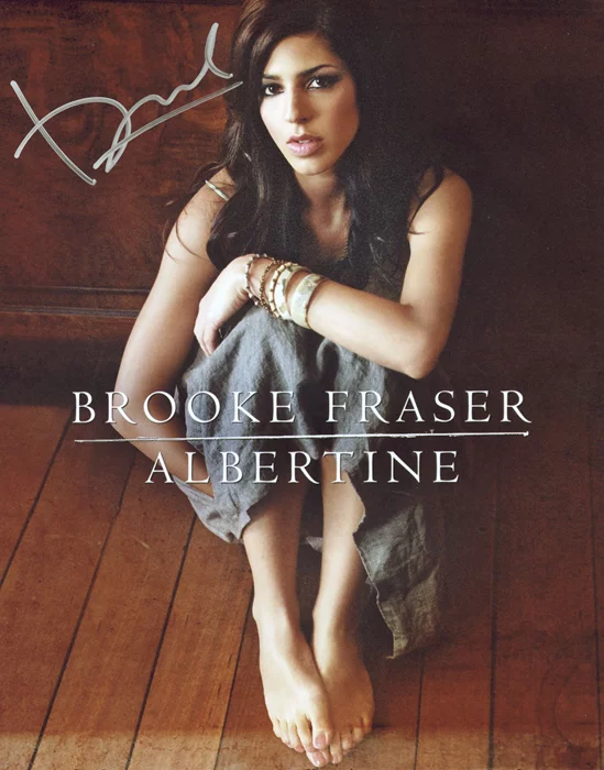 Brooke Fraser autograph