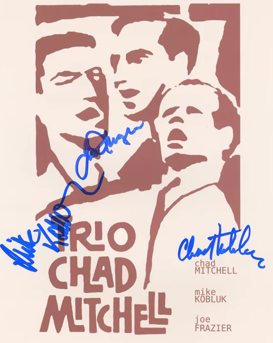Chad Mitchell Trio autograph