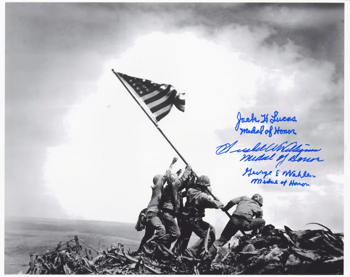 Iwo Jima autograph