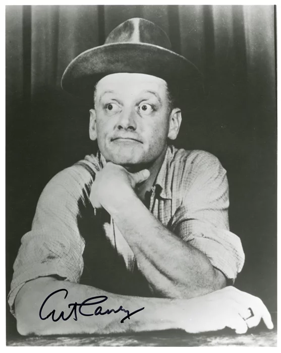Art Carney autograph