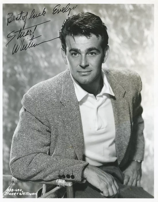 Stuart Whitman autograph