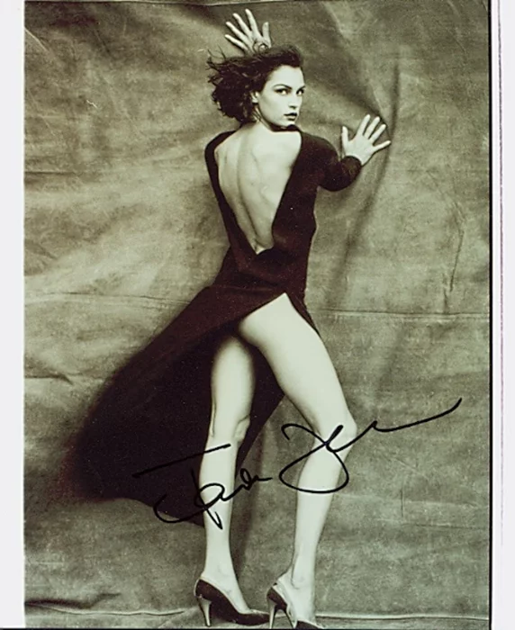Famke Janssen autograph