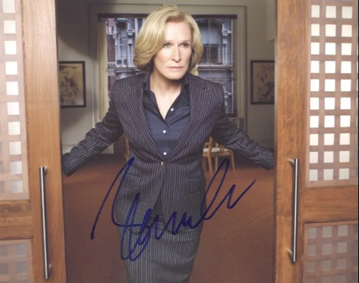 Glenn Close autograph