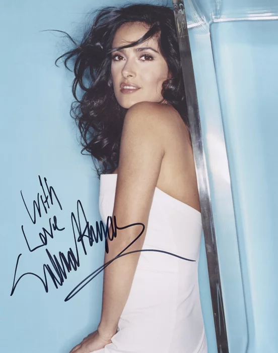 Salma Hayek autograph