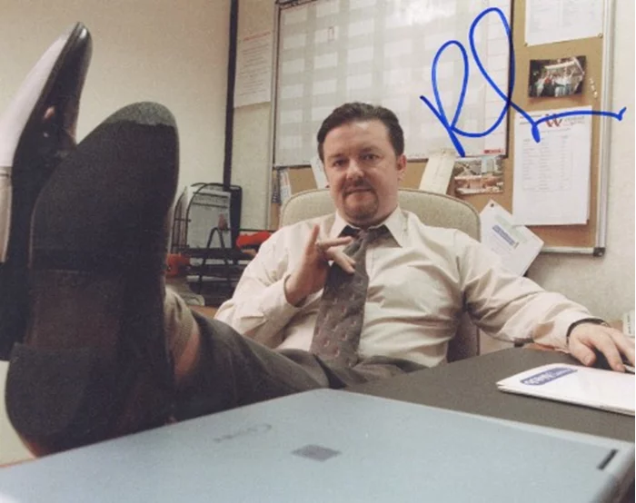 Ricky Gervais autograph