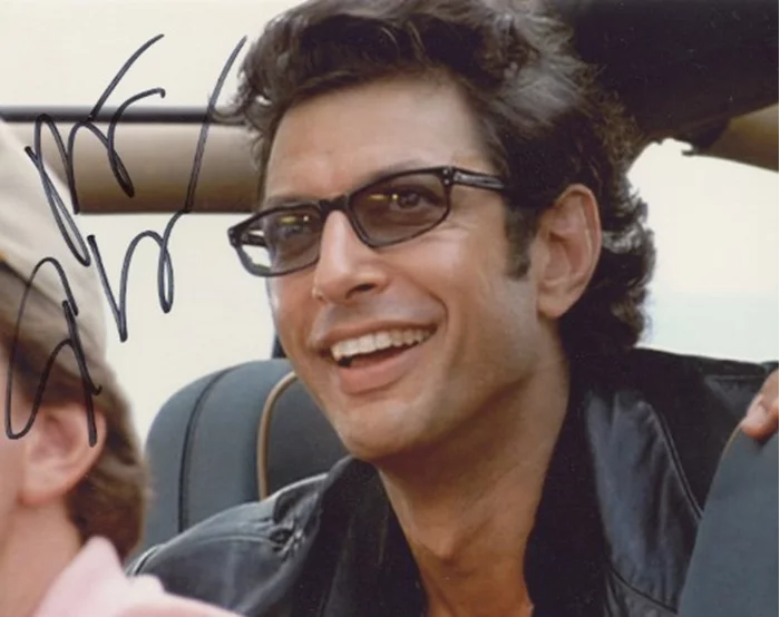 Jeff Goldblum autograph