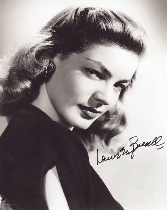 Lauren Bacall autograph