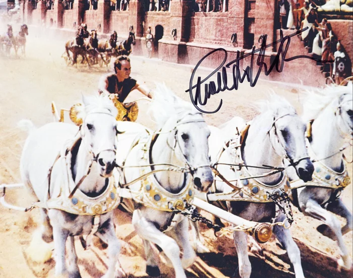Charlton Heston autograph