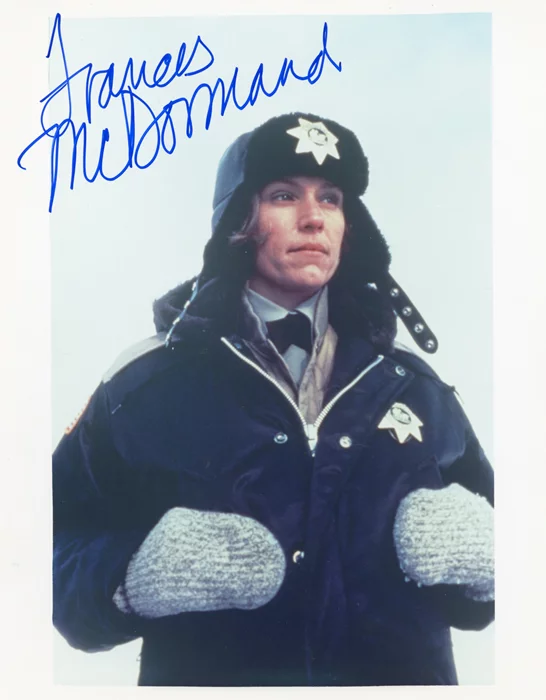 Frances McDormand autograph