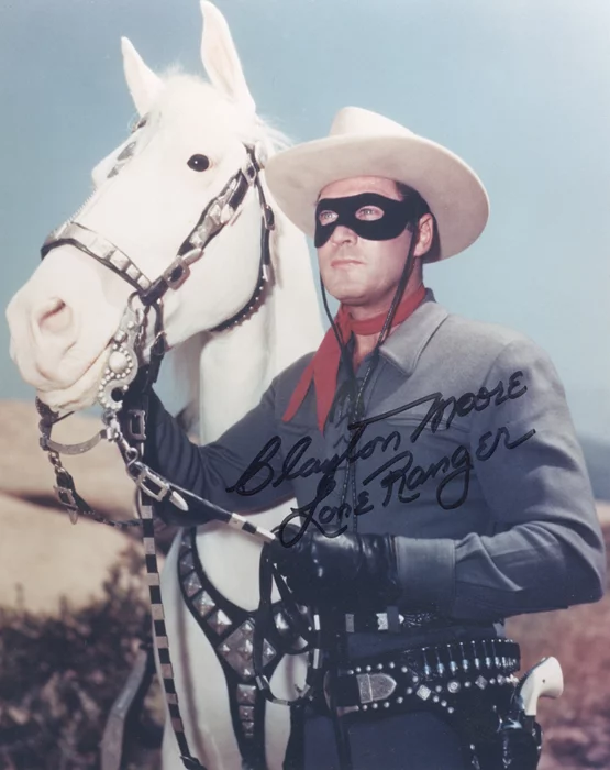 Clayton Moore autograph