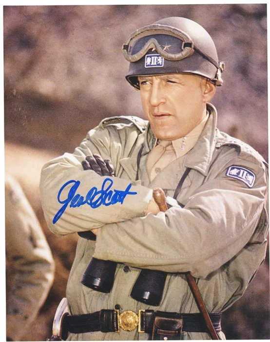 George C. Scott autograph