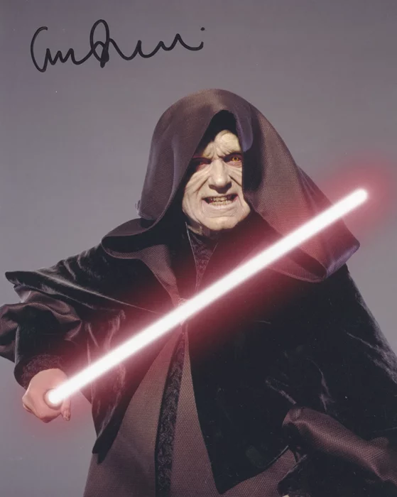 Ian McDiarmid autograph