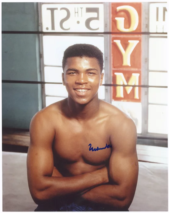 Muhammad Ali autograph
