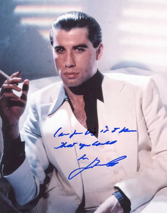 John Travolta autograph
