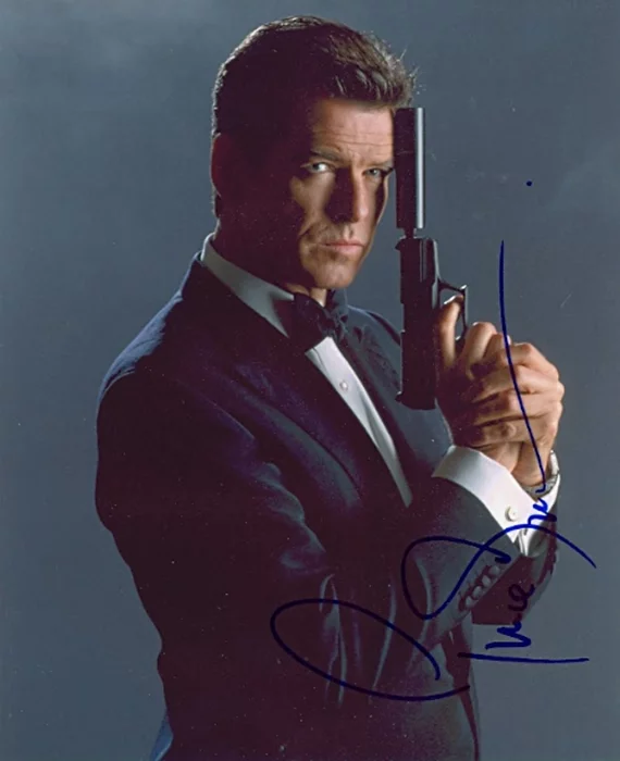 Pierce Brosnan autograph