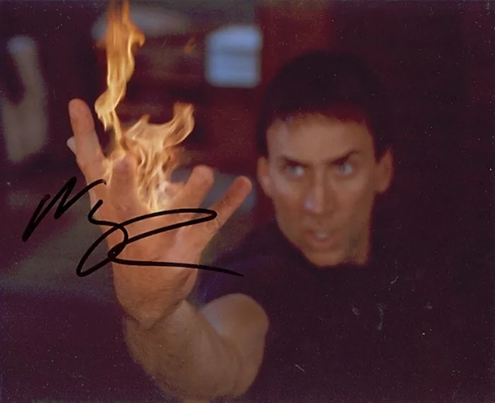 Nicolas Cage autograph