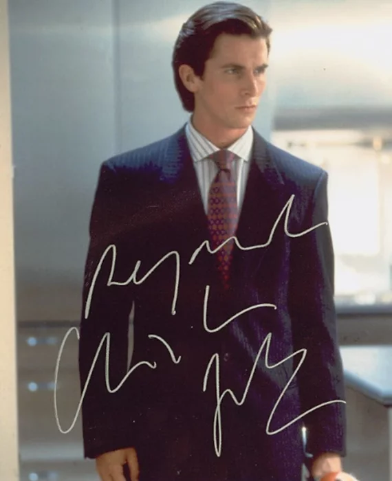 Christian Bale autograph