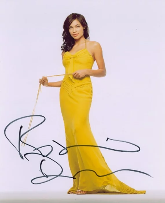 Rosario Dawson autograph