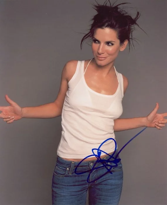 Sandra Bullock autograph