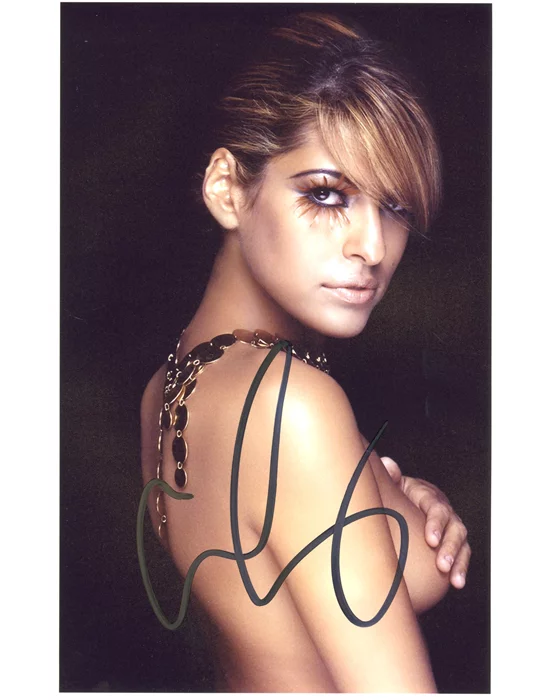 Eva Mendes autograph