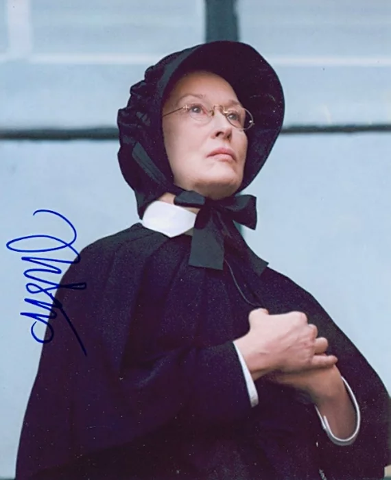Meryl Streep autograph