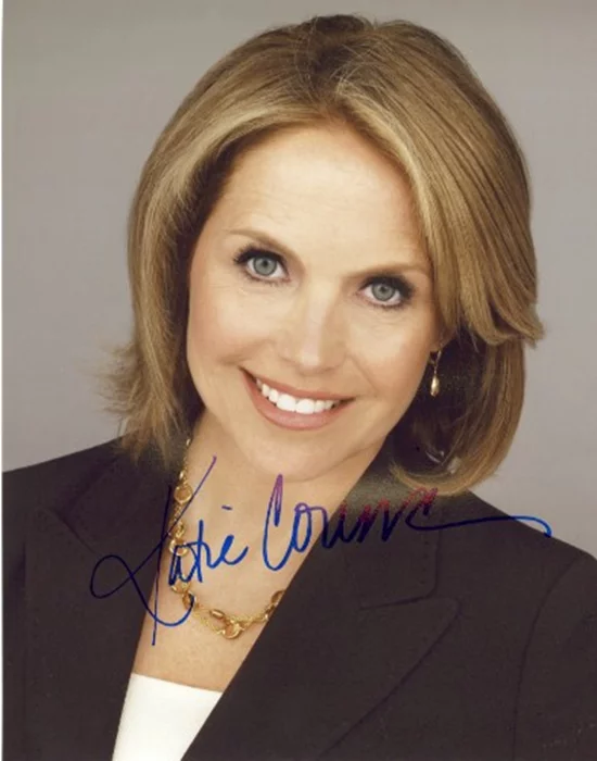 Katie Couric autograph