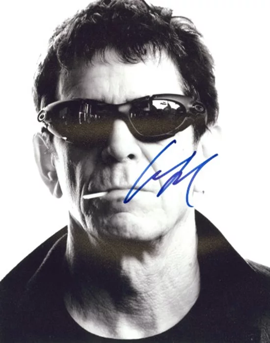Lou Reed autograph