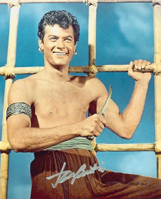 Tony Curtis autograph