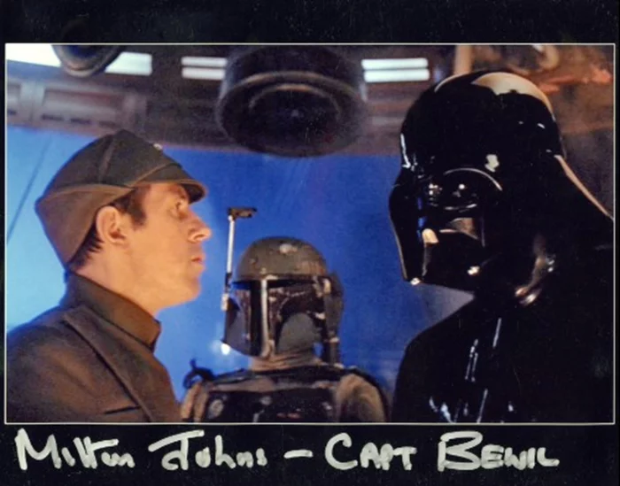 Milton Johns autograph