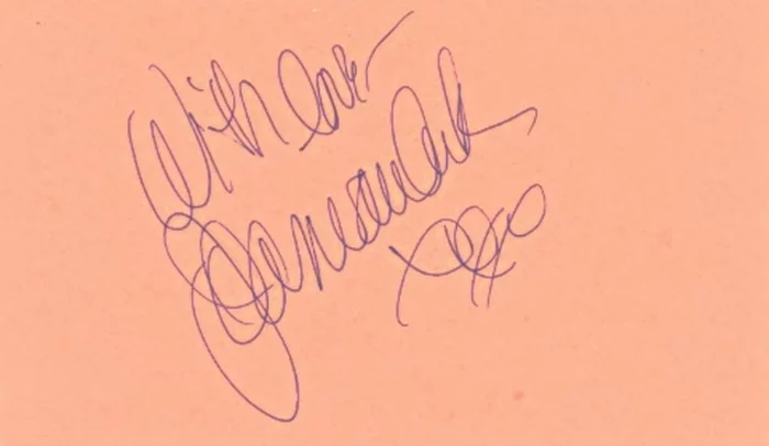 Joan Van Ark autograph