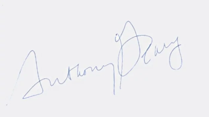 Anthony Geary autograph
