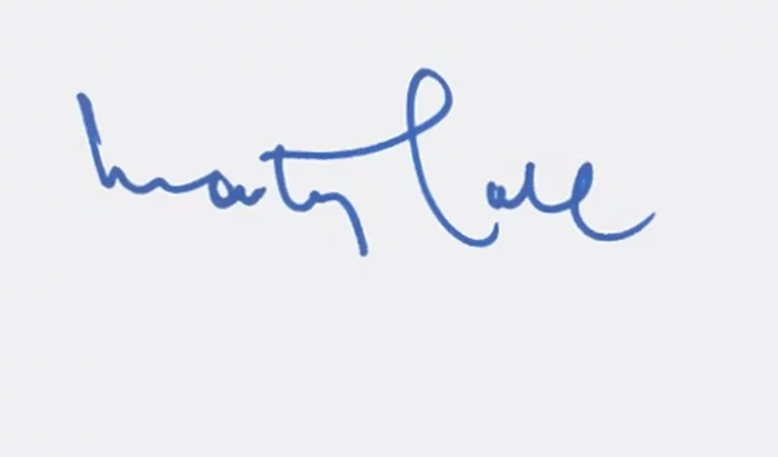 Monty Hall autograph