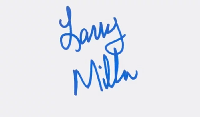 Larry Miller autograph