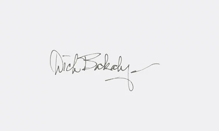 Dick Bakalyan autograph