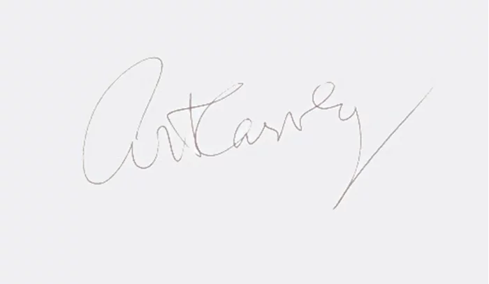 Art Carney autograph