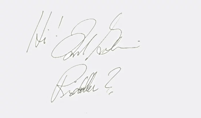 Frank Gorshin autograph