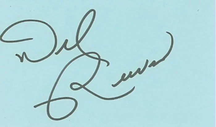 Del Reeves autograph