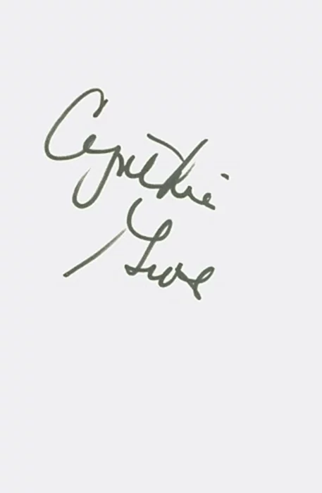 Cynthia Gibb autograph