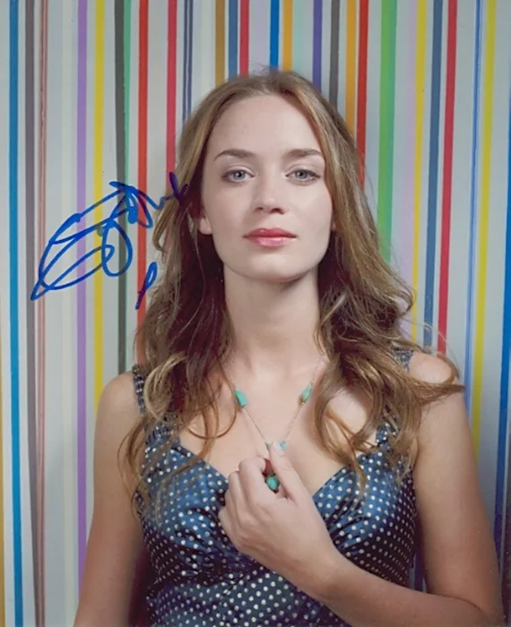 Emily Blunt autograph
