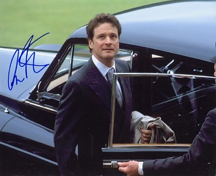 Colin Firth autograph