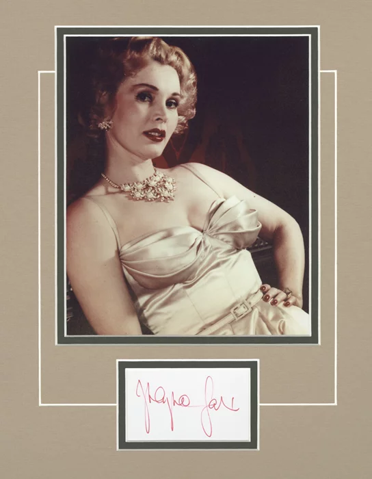 Zsa Zsa Gabor autograph