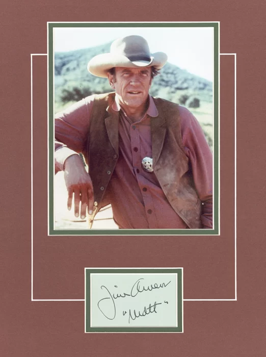James Arness autograph