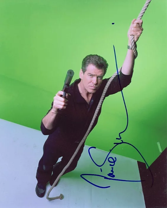 Pierce Brosnan autograph