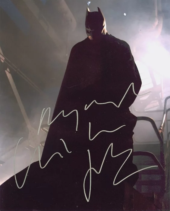 Christian Bale autograph