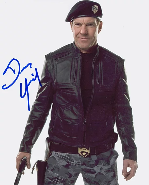 Dennis Quaid autograph