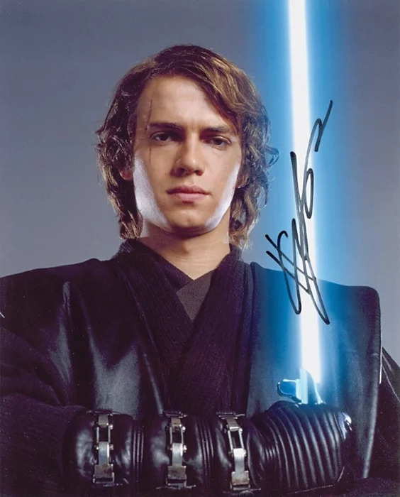 Hayden Christensen autograph