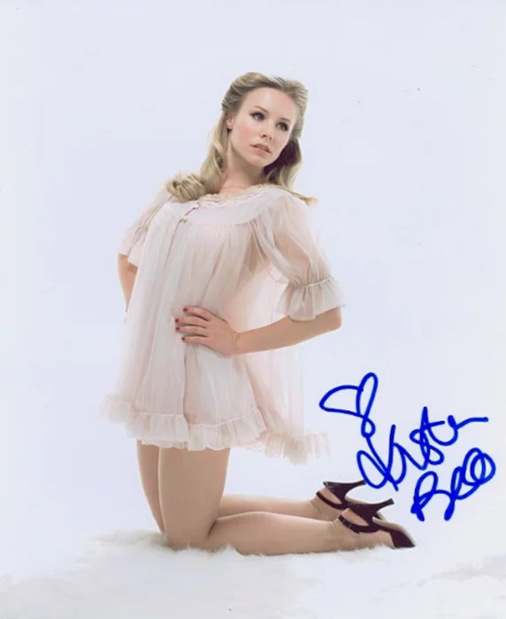 Kristen Bell autograph