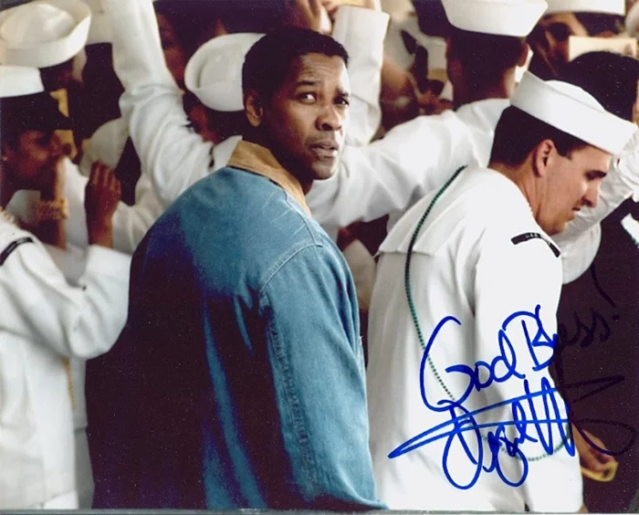 Denzel Washington autograph